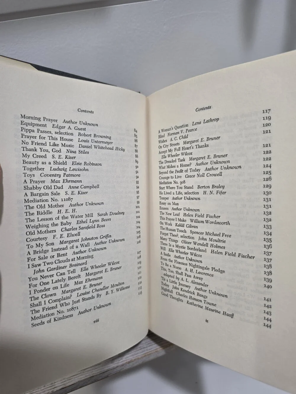 Vintage Poem Book 